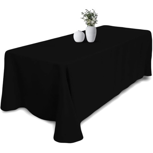 Schwarze rechteckige polyester - rechteckige,