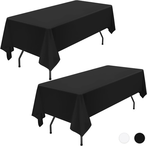 Tischdecke schwarz 153 - tischdecke,