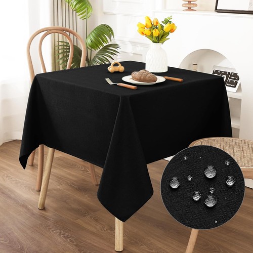 Tischdecke abwaschbar schwarz - abwaschbar,