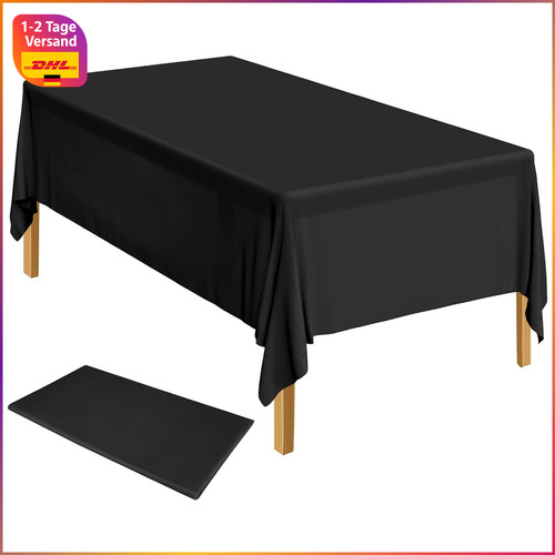 Tischdecke kunststoff schwarz - kunststoff,