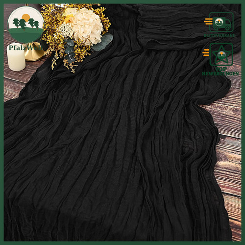Tischläufer 90x300cm schwarz - tischläufer,