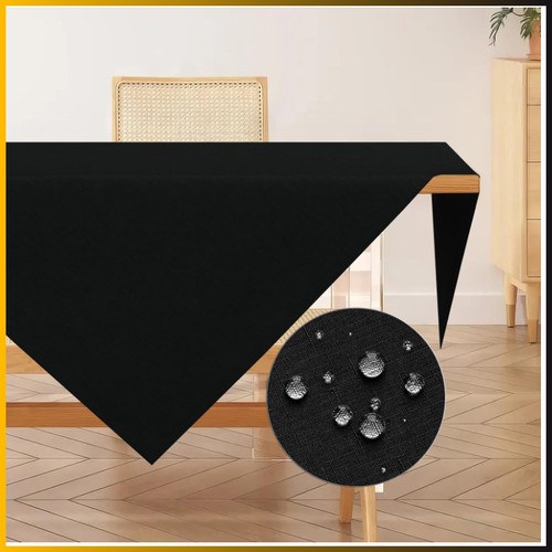 Aoohome tischdecke schwarz - tischdecke,