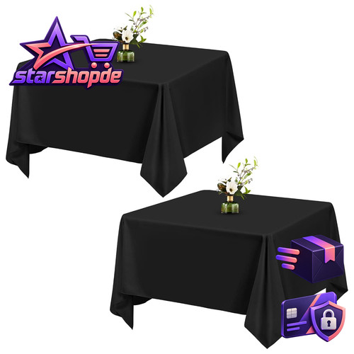 Tischdecke eckig 132x132cm - tischdecke,