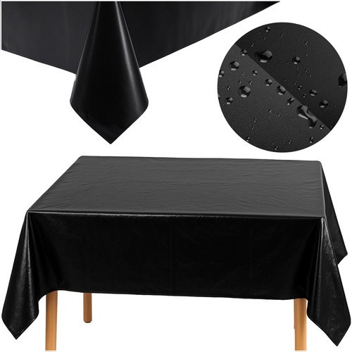 Folientischdecke schwarz