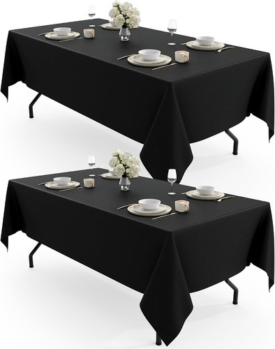 Tischdecke polyester schwarz - tischdecke,