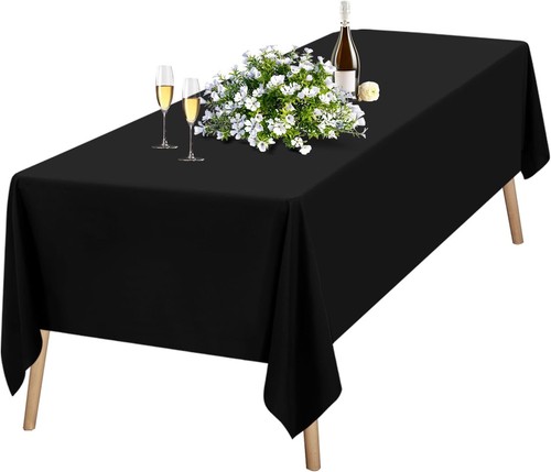 Tischdecke schwarz polyester - tischdecke,